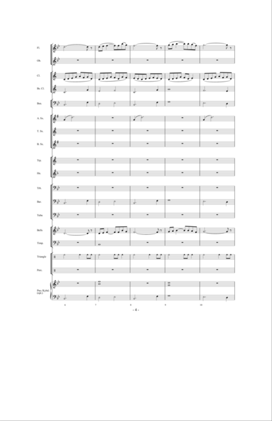 Eventide Concert Band scores gallery preview page 3