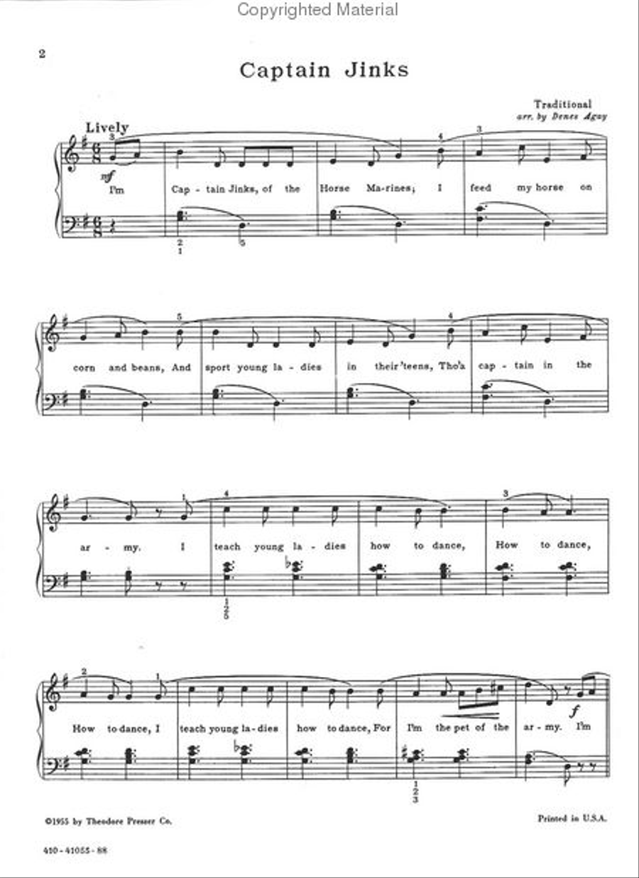 Highlights of Familiar Music For Piano Chamber Music scores gallery preview page 2