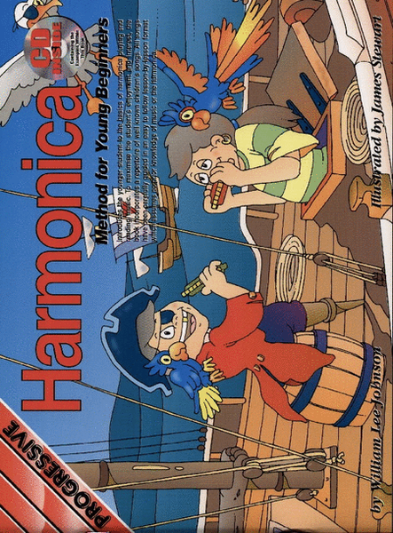 Progressive Young Beginner Harmonica Method (Book/CD) Harmonica - Sheet Music