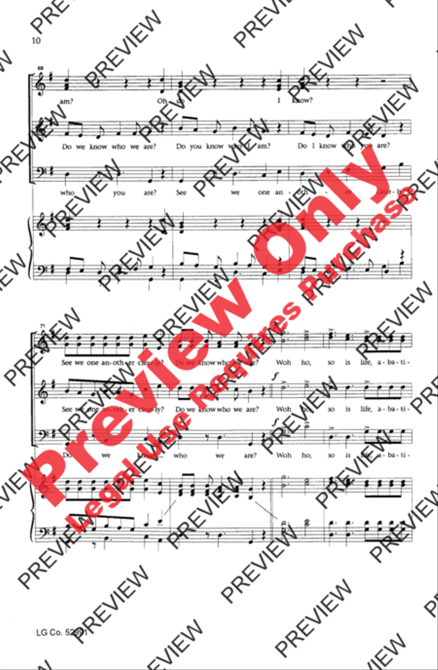 Turn the World Around Turn the World Around 4-Part scores gallery preview page 9