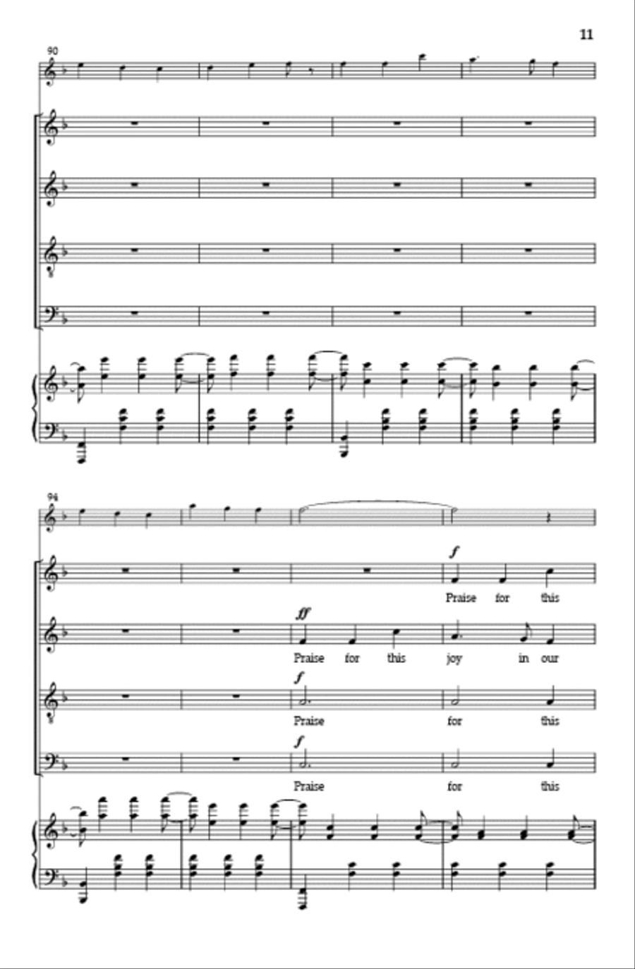 For This Joy 4-Part scores gallery preview page 10