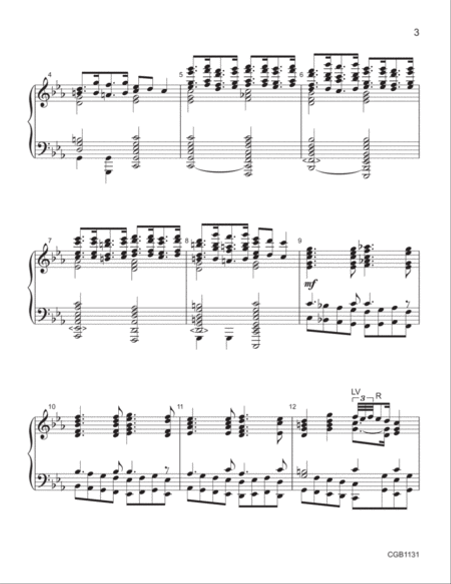 Passacaille (5-7 octaves) Handbell Choir scores gallery preview page 3