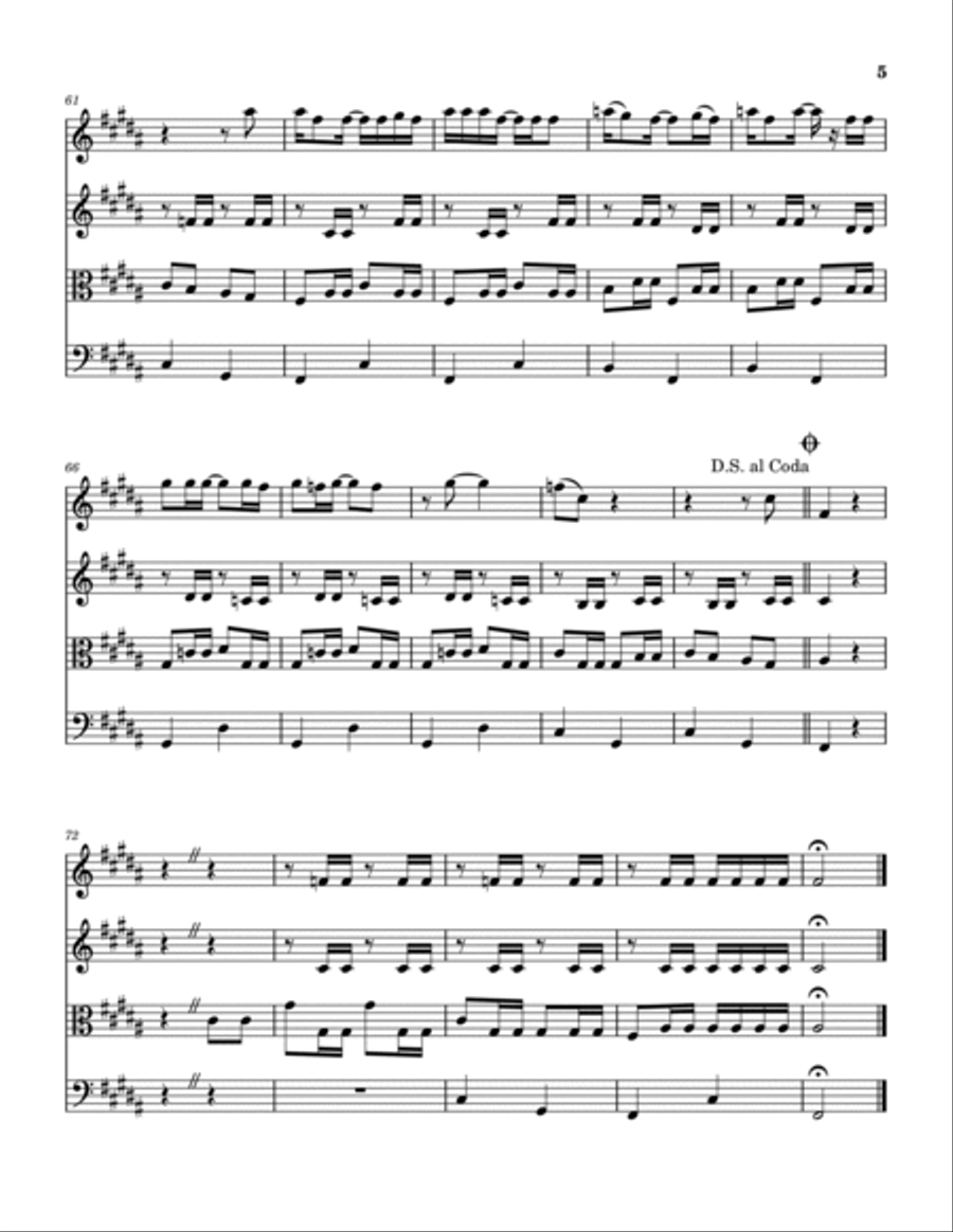 Luther Played The Boogie Luther Played The Boogie String Quartet scores gallery preview page 6