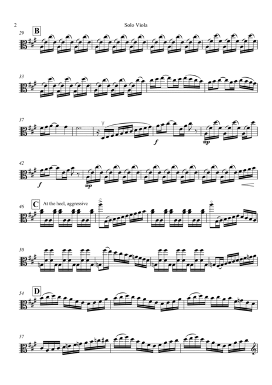 Viola Concertino 1 Viola scores gallery preview page 2