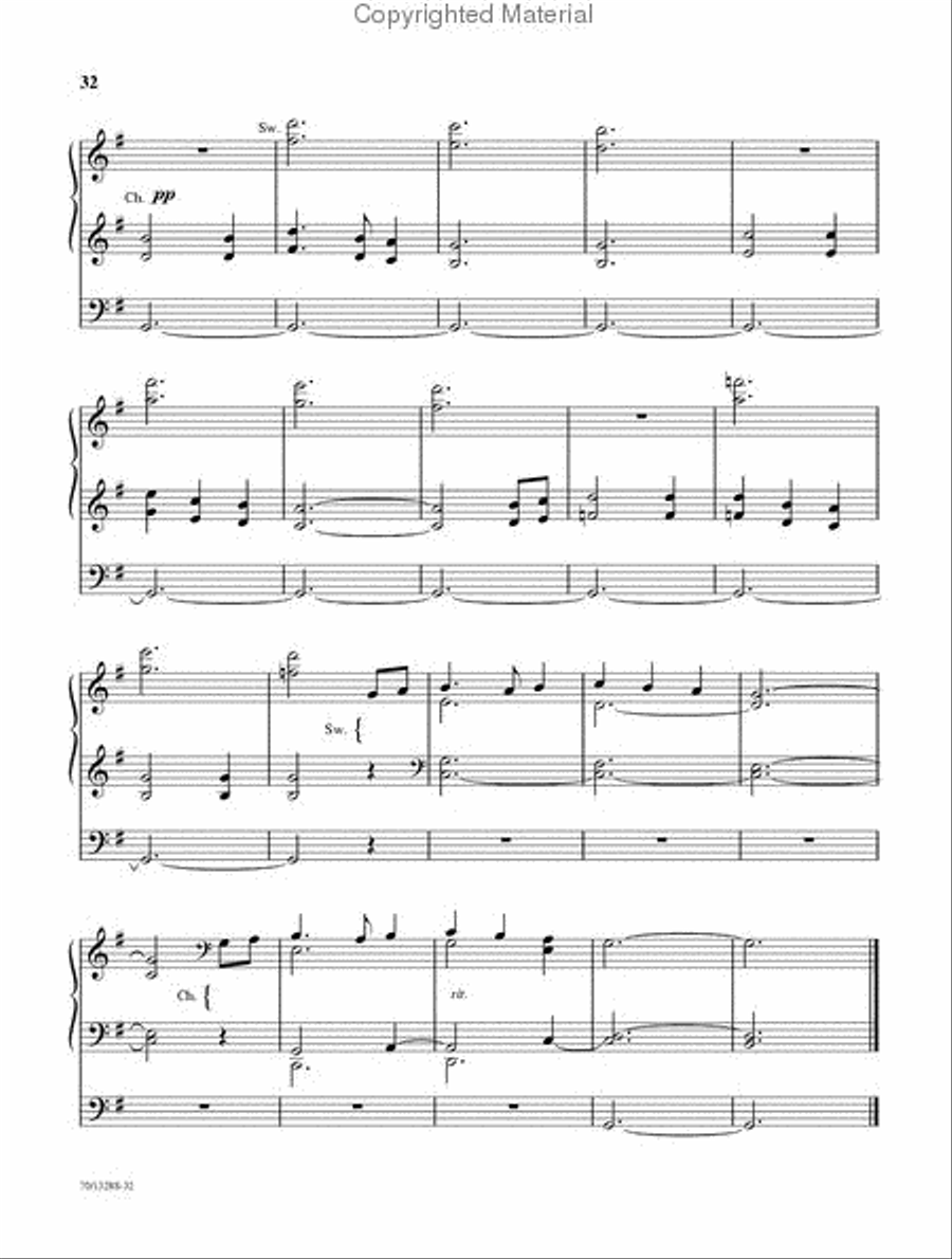 Glory and Praise Organ Solo scores gallery preview page 12