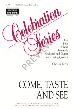 Book cover for Come, Taste and See