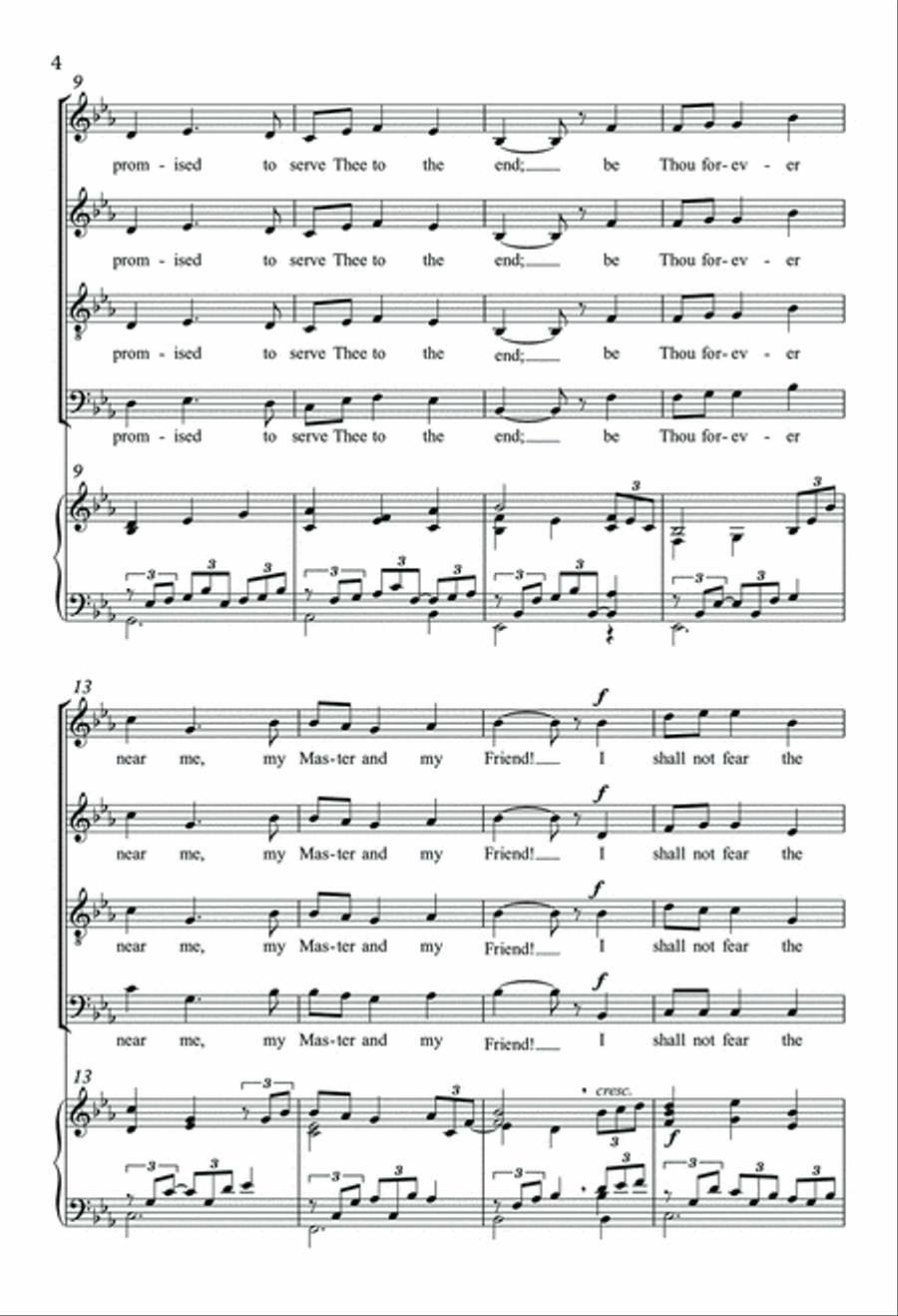 O Jesus, I Have Promised O Jesus, I Have Promised 4-Part scores gallery preview page 3