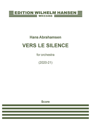 Book cover for Vers Le Silence (Full Score)
