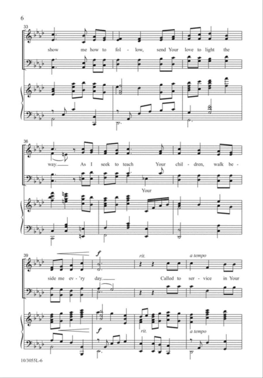Called to Service 4-Part scores gallery preview page 6