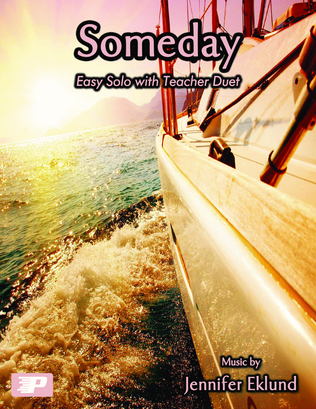 Book cover for Someday (Beginner Solo with Teacher Duet)