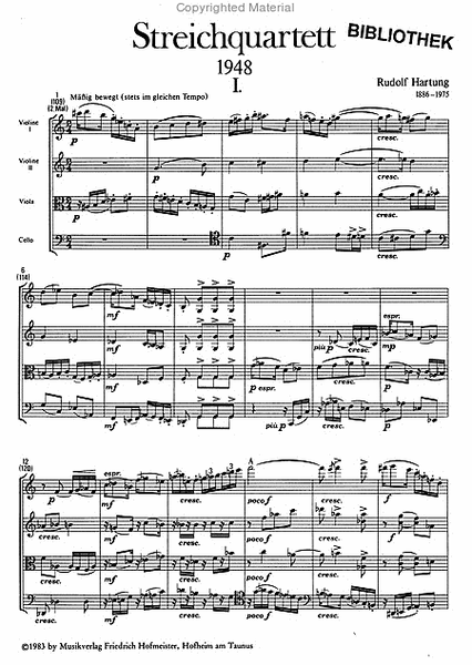 Streichquartett Nr. 3 in G