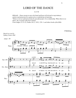 Lord of the Dance SATB