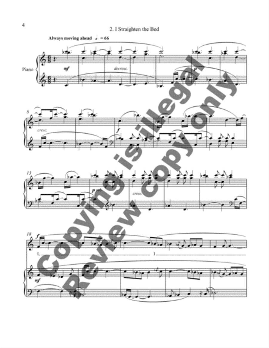 Three Robes High Voice scores gallery preview page 4