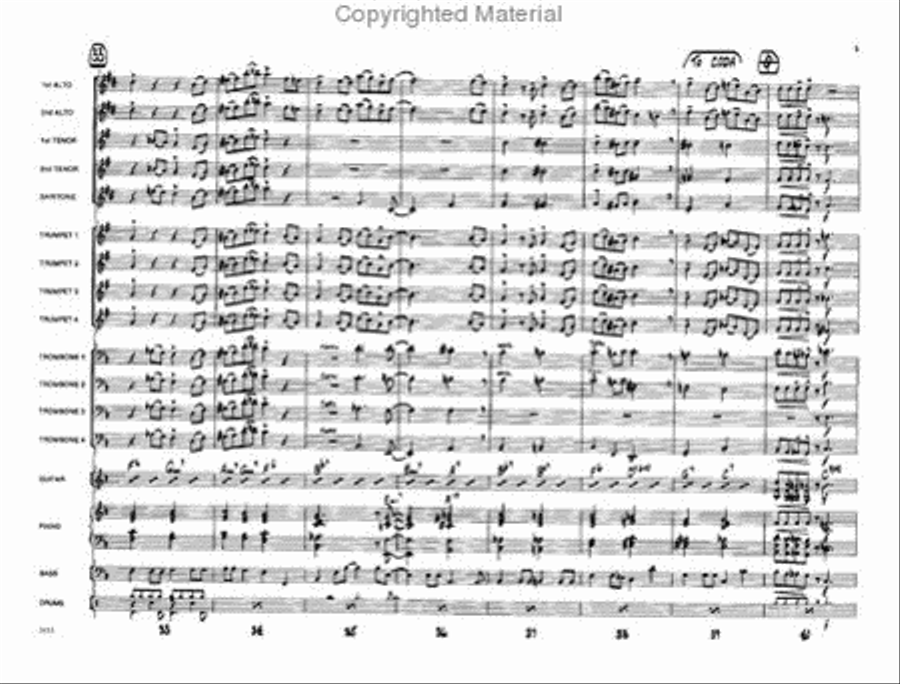 Chops, Don't Fail Me Now Jazz Ensemble scores gallery preview page 6