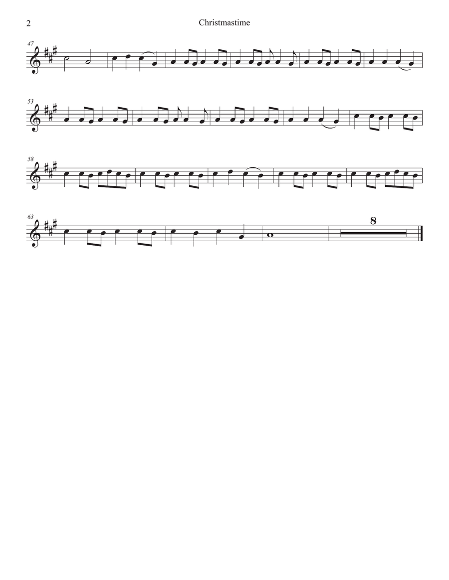 Christmastime Woodwind Duet scores gallery preview page 6