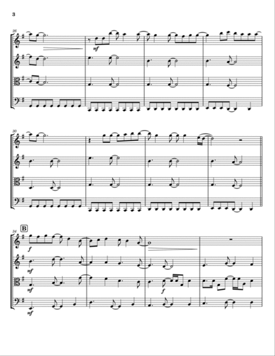 Ever Ever After String Quartet scores gallery preview page 3
