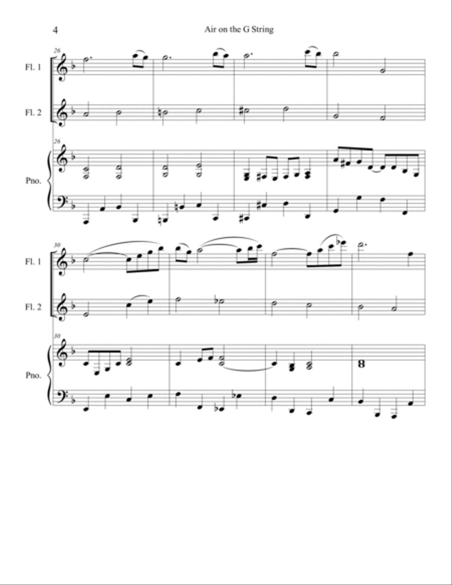 10 Wedding Duets for 2 Flutes and Piano 10 Wedding Duets for 2 Flutes and Piano Flute Duet scores gallery preview page 6