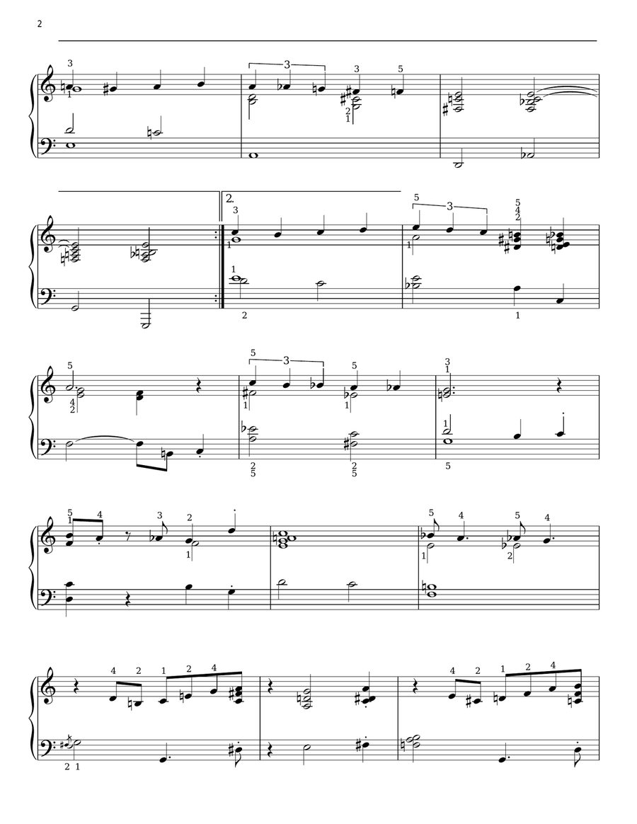 A Fine Romance A Fine Romance Piano Solo scores gallery preview page 2