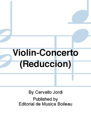 Violin-Concerto (Reduccion)