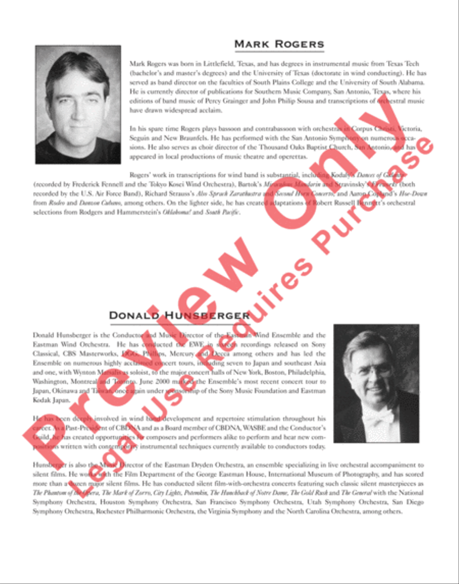 Cuban Overture Concert Band scores gallery preview page 4