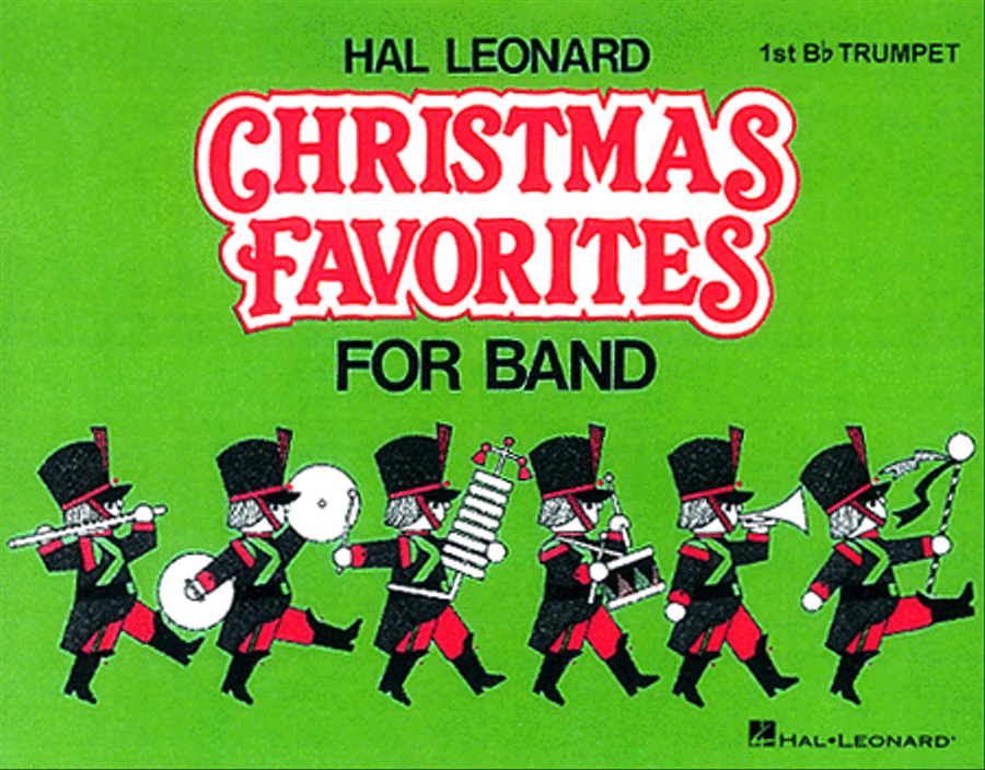 Hal Leonard Christmas Favorites for Marching Band (Level II) – 1st Bb Trumpet Marching Band scores gallery preview page 1