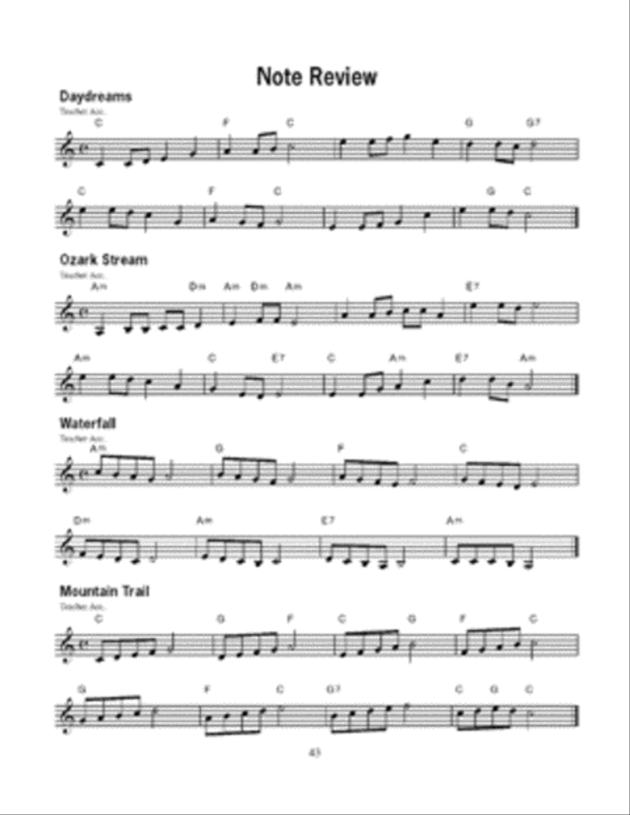 Comprehensive Guitar Note Reading Guide, Volume 1 Guitar scores gallery preview page 3