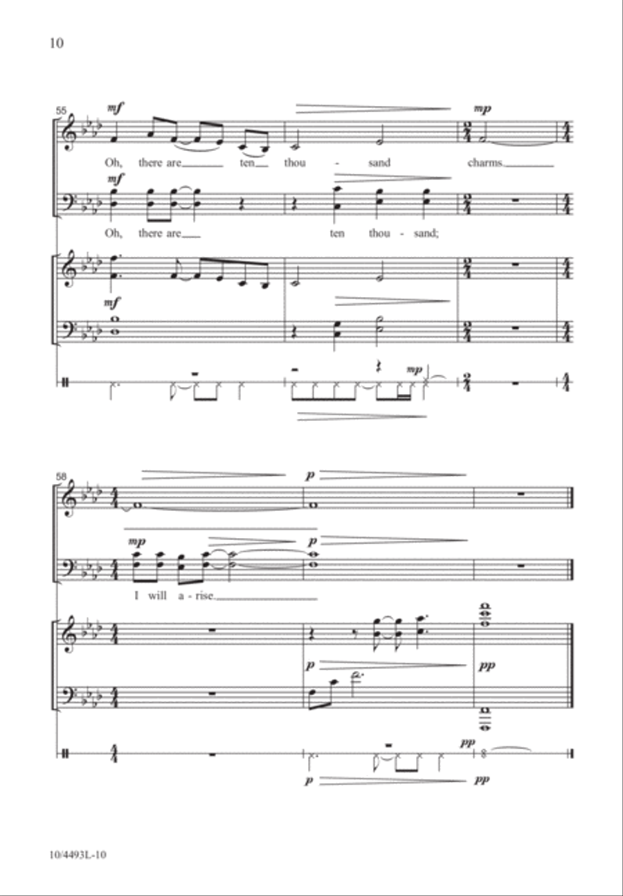Come, Ye Sinners, Poor and Needy 4-Part scores gallery preview page 10