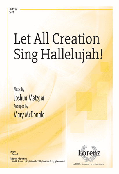 Let All Creation Sing Hallelujah! image number null