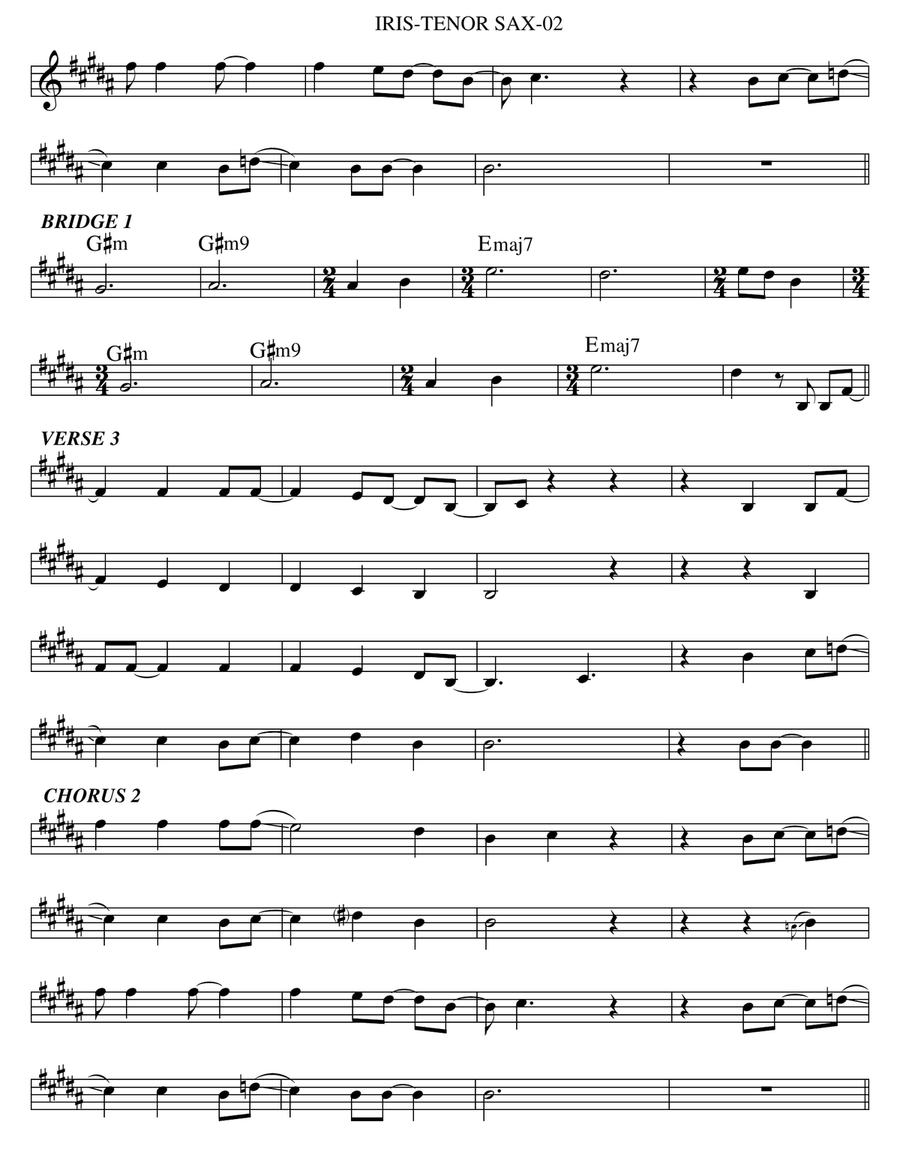 Iris Alto Saxophone scores gallery preview page 2