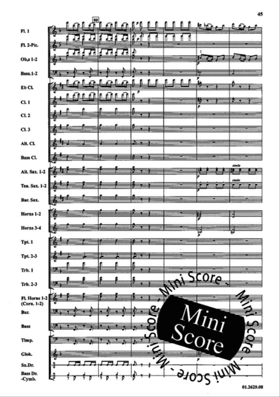 Musica Para Banda Concert Band scores gallery preview page 49