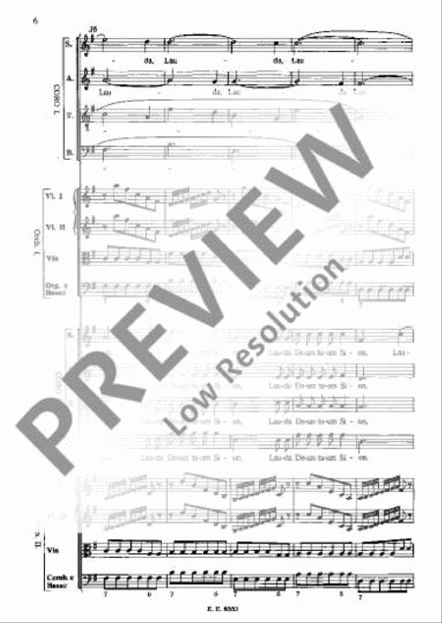 Lauda Jerusalem Choir scores gallery preview page 13