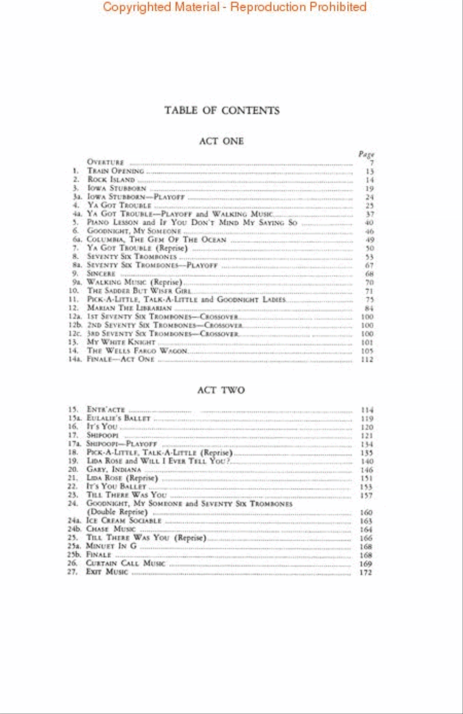The Music Man Voice scores gallery preview page 2