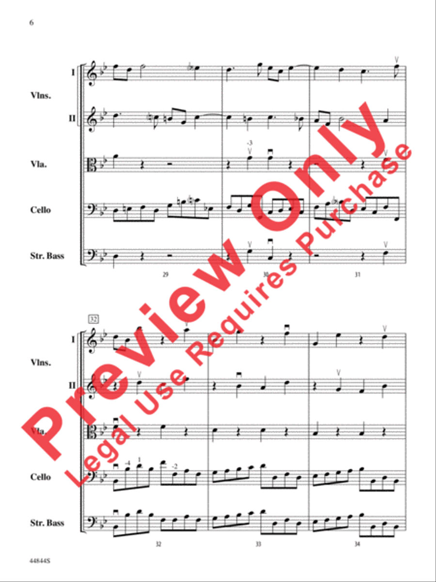 Concerto Grosso, Opus 6, No. 8 String Orchestra scores gallery preview page 27