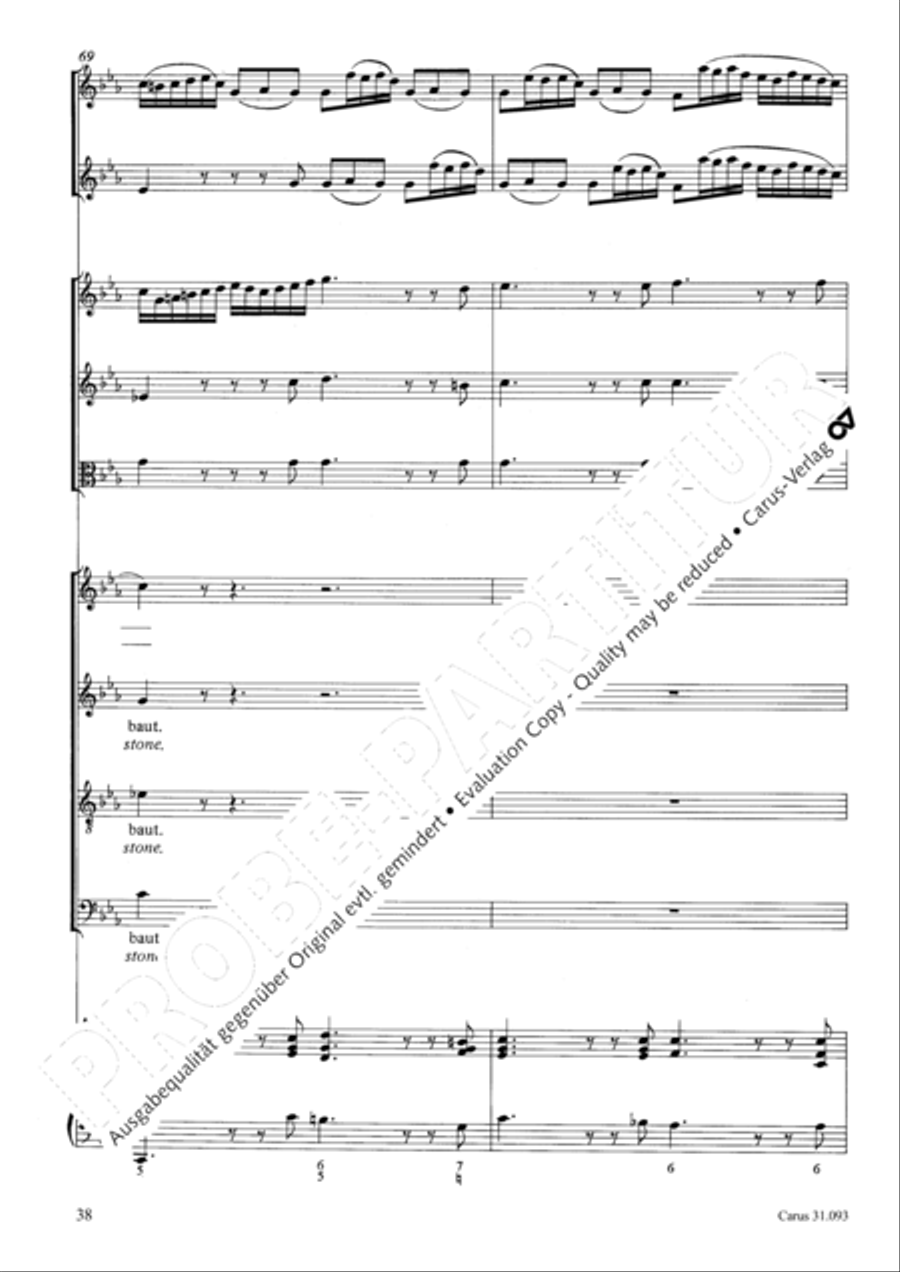 All those who seek God's sov'reign guidance (Wer nur den lieben Gott lasst walten) 4-Part scores gallery preview page 39