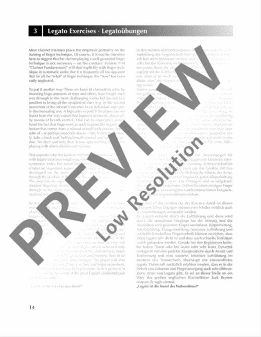 Clarinet Fundamentals Clarinet Solo scores gallery preview page 15