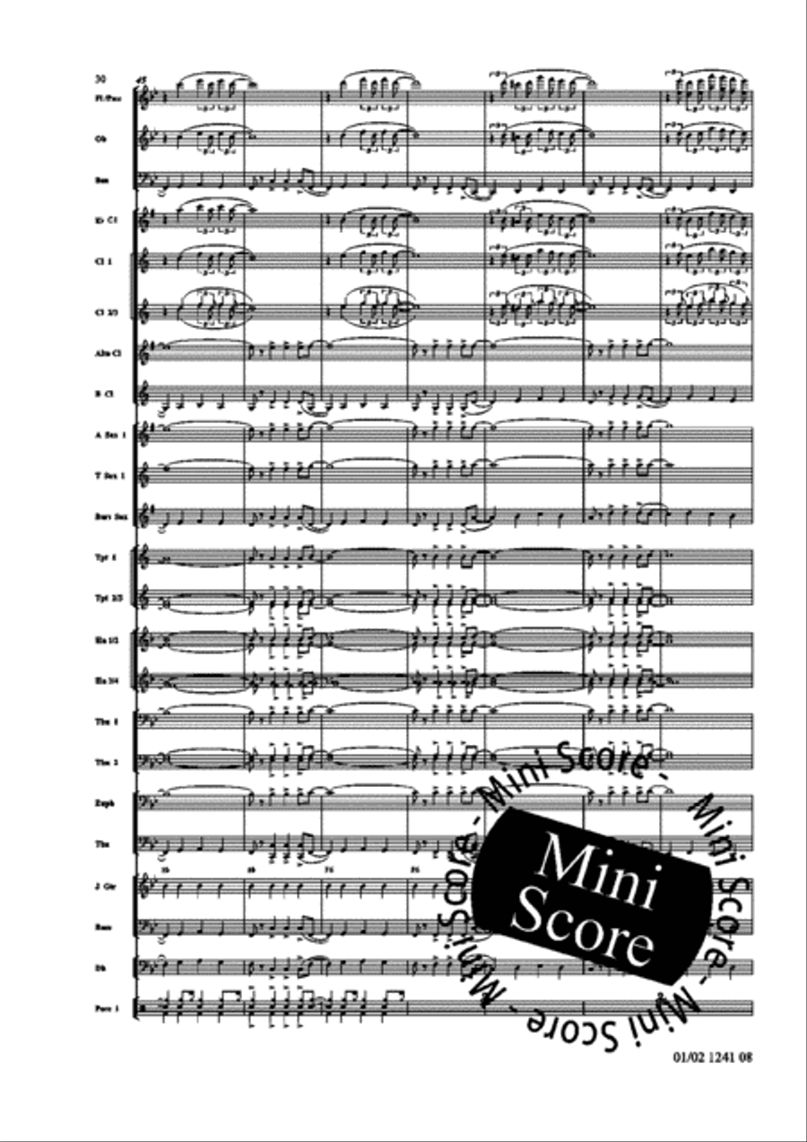 New Baroque Suite Concert Band scores gallery preview page 36
