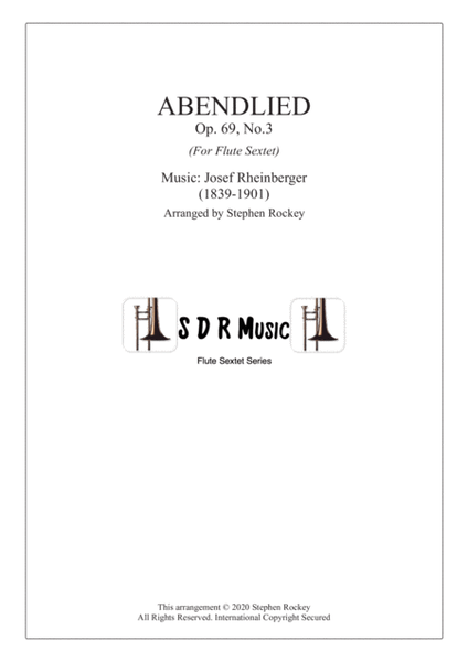Abendlied for Flute Sextet image number null