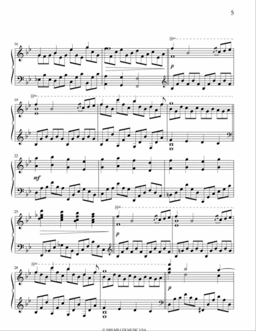 Ocean of Dreams Piano Solo scores gallery preview page 2