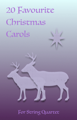 Book cover for 20 Favourite Christmas Carols for String Quartet
