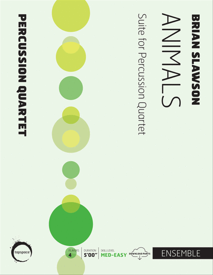 Animals Animals Percussion Ensemble scores gallery preview page 1