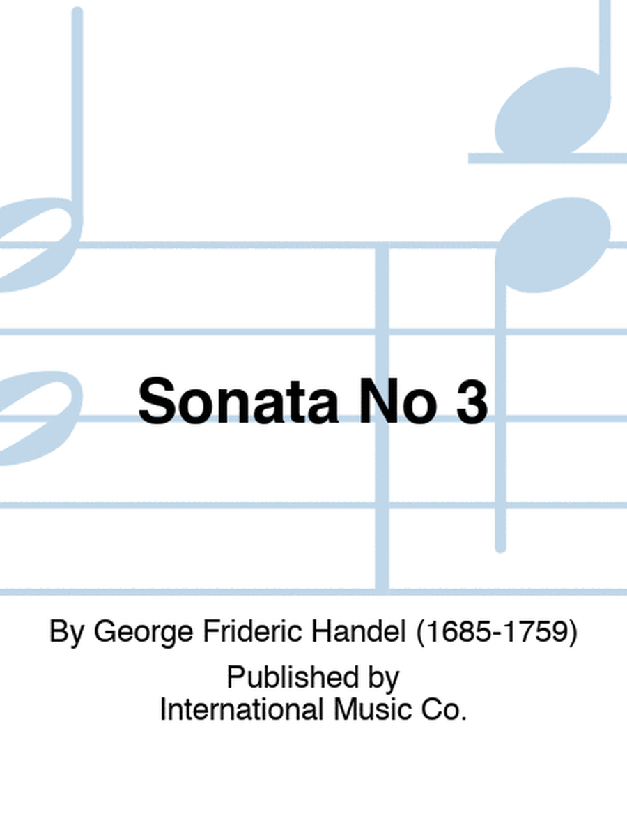 Handel - Sonata No 3 For Trumpet/Piano