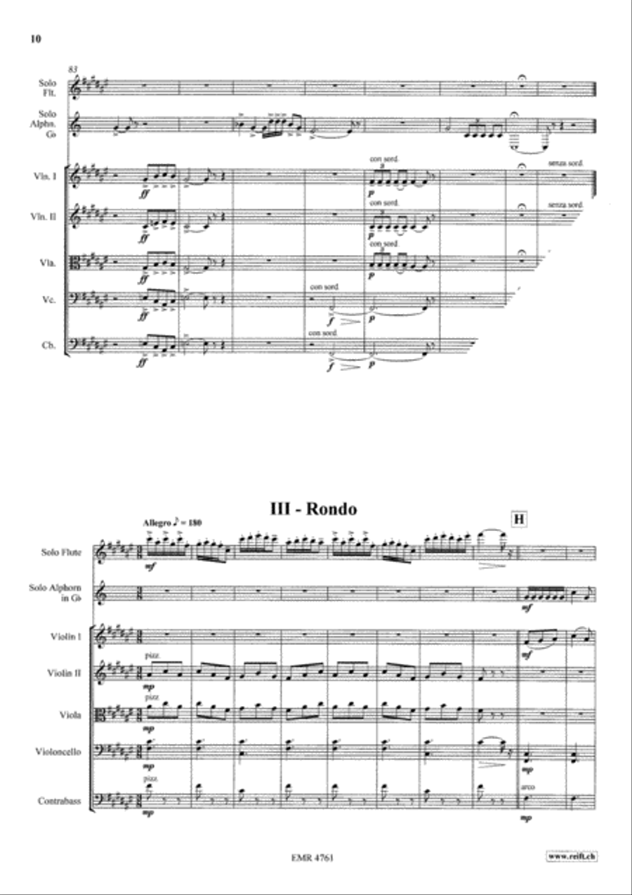 Suite Montagnarde String Orchestra scores gallery preview page 7