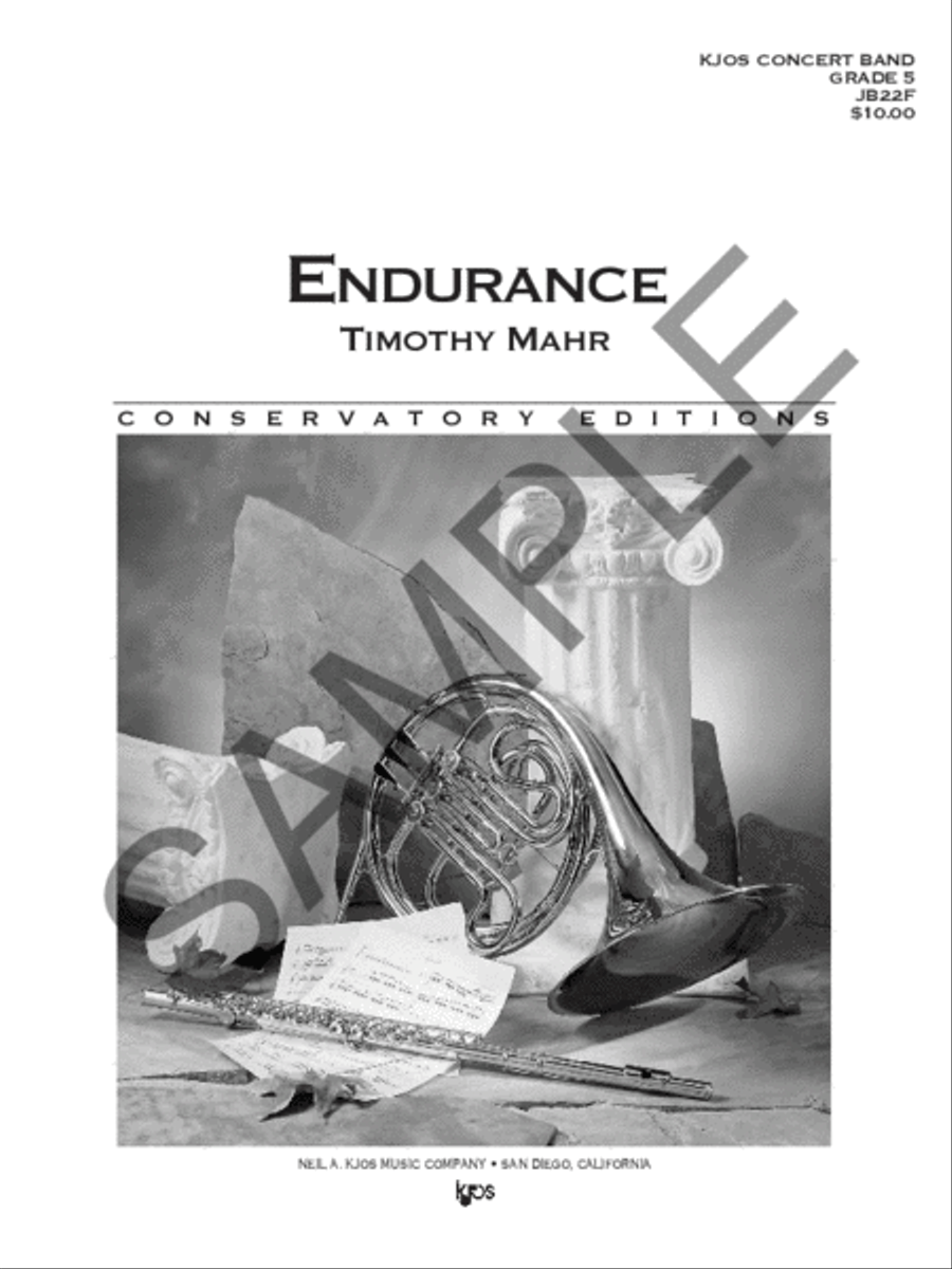 Endurance - Score Concert Band scores gallery preview page 2