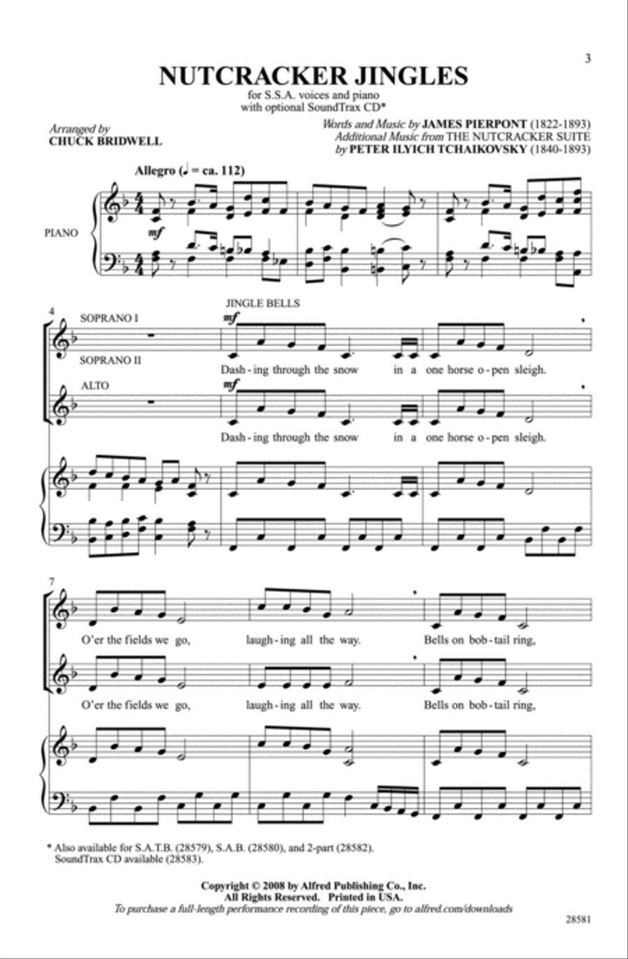 Nutcracker Jingles Women's Choir scores gallery preview page 15