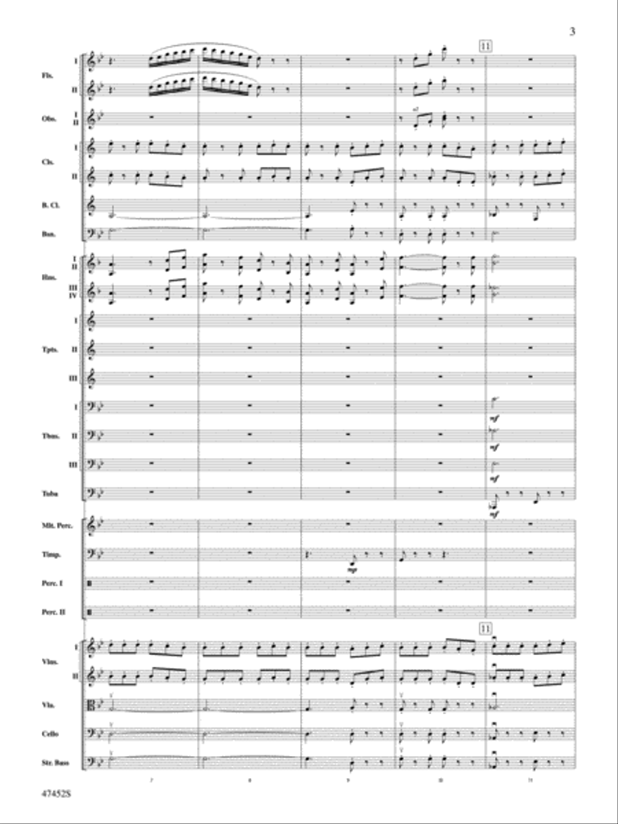 Fantastic Beasts: The Crimes of Grindelwald: Score Full Orchestra scores gallery preview page 3