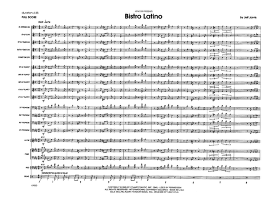 Bistro Latino - Full Score