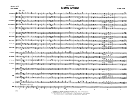 Bistro Latino - Full Score