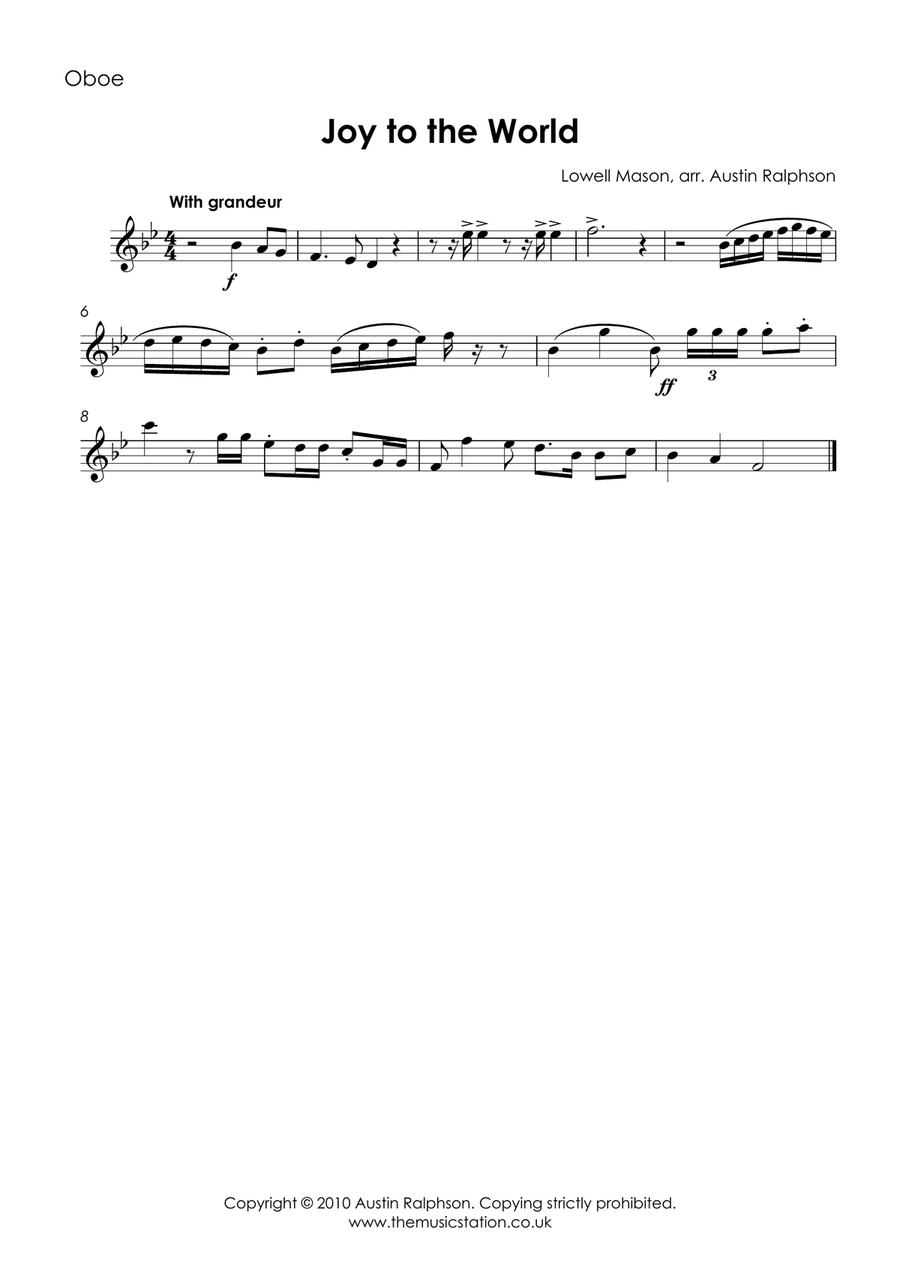 Joy To the World - wind quintet Woodwind Quintet scores gallery preview page 4