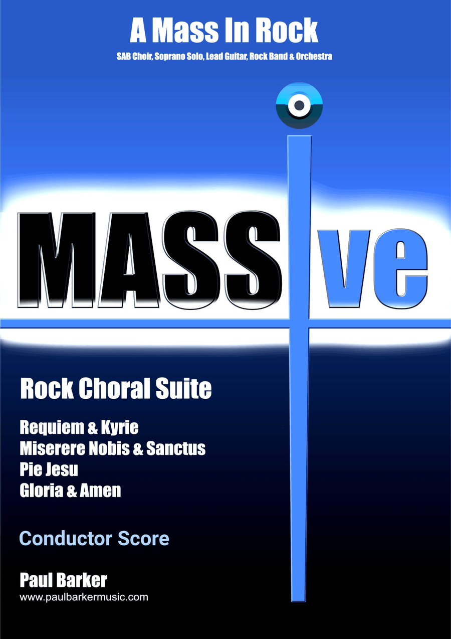 MASSive - A Mass in Rock (Conductor Score) 3-Part scores gallery preview page 1
