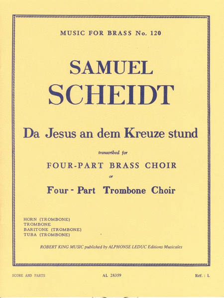 Da Jesus An Dem Kreuze (trombones 4)